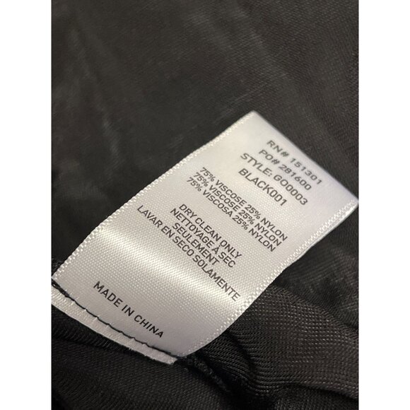 Good American Women's Robe Kimono Black Velvet Wrap Belt Viscose Jacket Large - Picture 11 of 12